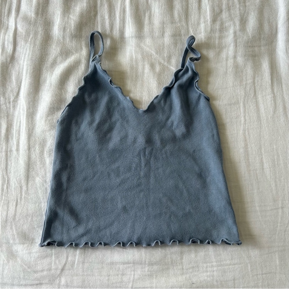 Brandy Melville Blue Crop Top